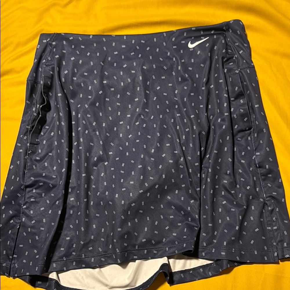 Nike Dark Blue Skirt with Light Gray Accents